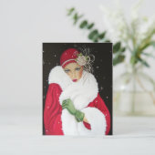 Carte postale - Noël 1930 Art Déco (Debout devant)