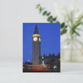 Carte Postale Noël à "Big Ben", Londres Royaume-Uni (Debout devant)