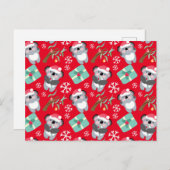 Carte Postale Noël à Cute Koala (Devant / Derrière)