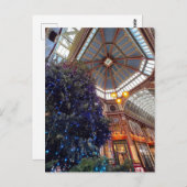 Carte Postale Noël à Leaden Hall, Londres Royaume-Uni (Devant / Derrière)