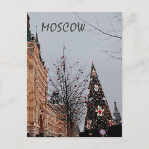 Carte Postale Noël à Moscou