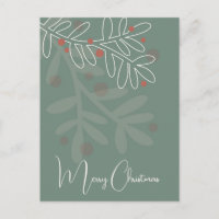 Noël abstrait floral simple gui