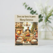 Carte Postale Noël Across the Miles  (Debout devant)