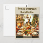 Carte Postale Noël Across the Miles  (Devant / Derrière)