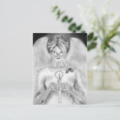 Carte postale Noël Angel (Debout devant)