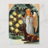 Carte Postale Noël Angel de Noël rétro (Devant)