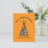 Carte postale Noël Arbre de Noël (Debout devant)