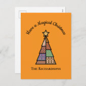 Carte postale Noël Arbre de Noël (Devant / Derrière)