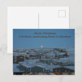 Carte Postale Noël arctique (Devant / Derrière)