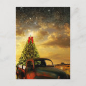 Carte Postale Noël arrive (Devant)