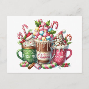 Carte Postale Noël au cacao