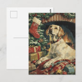Carte Postale Noël au Labrador (Devant / Derrière)