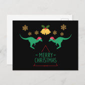 Carte Postale Noël Australie Kangaroo (Devant / Derrière)