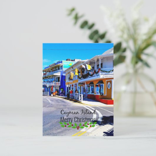 Carte Postale Noël aux îles Caïmans (Debout devant)