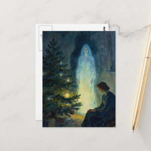 Carte Postale Noël avec le fantôme de toi