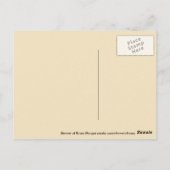 Carte Postale Noël Bébé Jésus en Manger Floral Pointsettia (Dos)