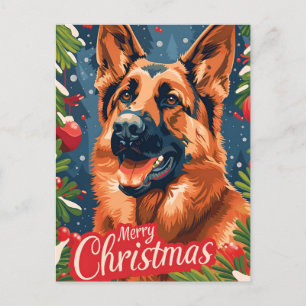 Carte Postale Noël berger allemand
