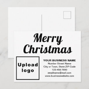 Carte postale Noël blanc