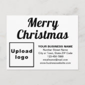 Carte postale Noël blanc (Devant)