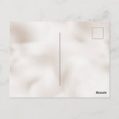 Carte Postale Noël blanc rouge (Dos)