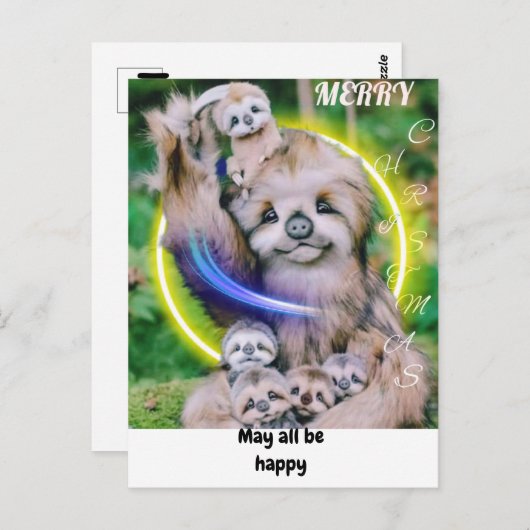 CARTE POSTALE NOËL CAD (Devant / Derrière)