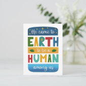 Carte Postale Noël chrétien religieux moderne Jean 1 14 (Debout devant)