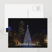Carte Postale Noël Dans Le Centre De Dallas (Devant / Derrière)
