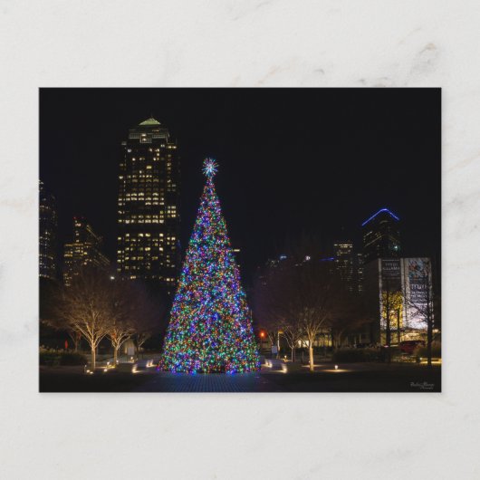 Carte Postale Noël Dans Le Centre-Ville De Dallas (Devant)
