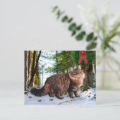 Carte Postale "Noël dans les bois" (Debout devant)