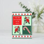 Carte Postale Noël de crosse créative (Debout devant)