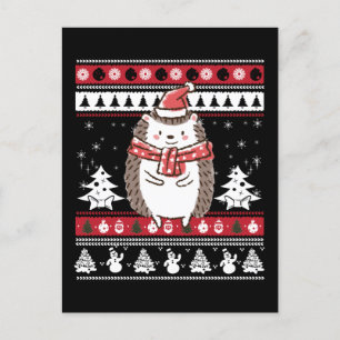 Carte Postale Noël de Hérisson