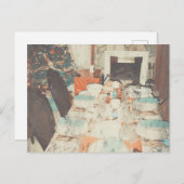 Carte postale Noël de la préparation (Devant / Derrière)