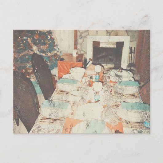 Carte postale Noël de la préparation (Devant)