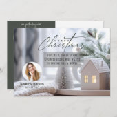 Carte postale Noël de l'agent immobilier (Devant / Derrière)