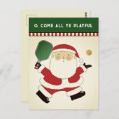 Carte Postale Noël de Pickball (Devant / Derrière)