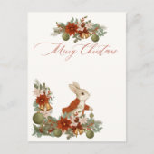 Carte Postale Noël de Pierre Lapin (Devant)