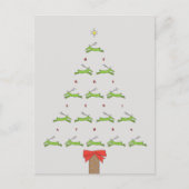 CARTE POSTALE NOËL DE RÉINDEUR DE VOL (Devant)