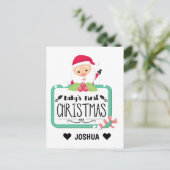 Carte Postale Noël des bébés (Debout devant)