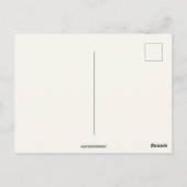 Carte Postale Noël des oiseaux vintages au ruban (Dos)