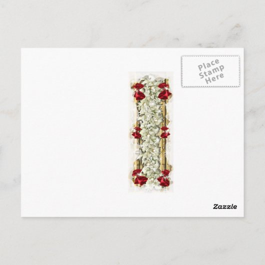 Carte Postale Noël dit Noël Noël Fête Merci (Dos)