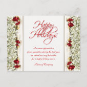 Carte Postale Noël dit Noël Noël Fête Merci (Devant)