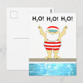 Carte Postale Noël drôle de vacances (Devant / Derrière)