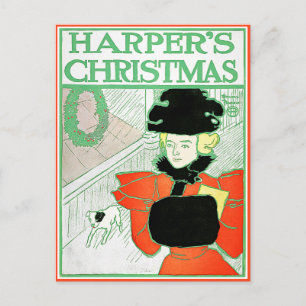 Carte postale : Noël du harpiste par Edouard