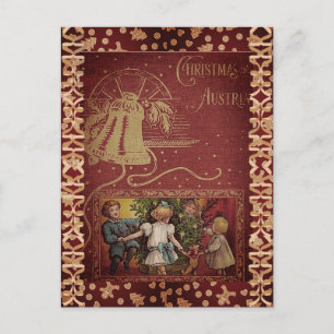Carte Postale Noël en Autriche Vintage