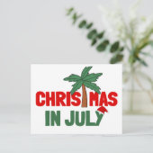 CARTE POSTALE NOËL EN JUILLET (Debout devant)