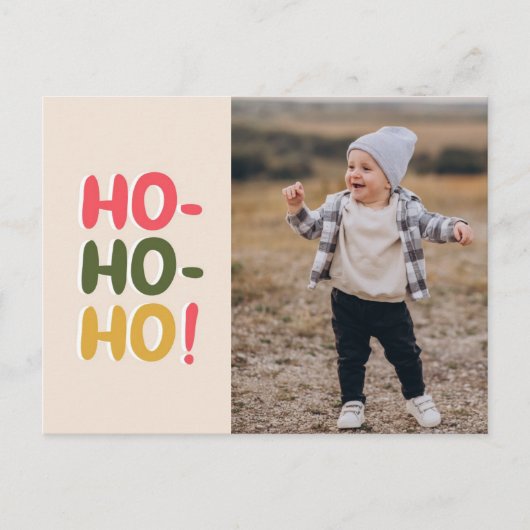 Carte postale Noël et Fêtes avec photo (Devant)