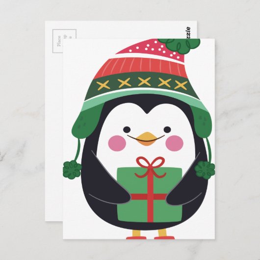 Carte Postale Noël, Fêtes, Décorations, Célébration (Devant / Derrière)