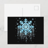 Carte Postale Noël hivernal (Devant / Derrière)