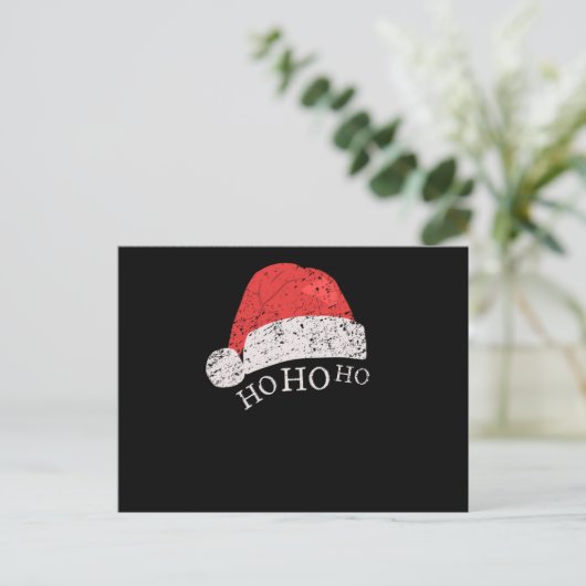 Carte Postale Noël - Ho Ho Ho (Debout devant)