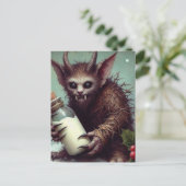 Carte Postale Noël Horreur Krampus Kitty Fairy Éffrayant (Debout devant)